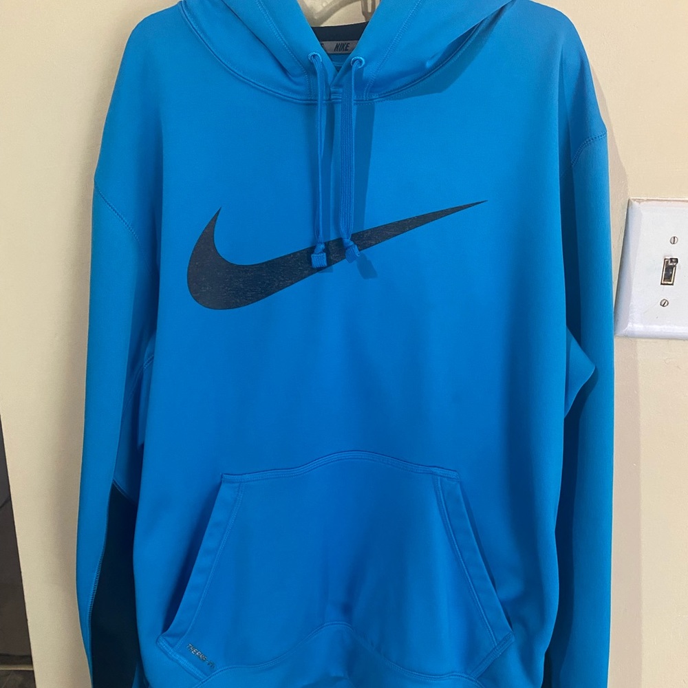 -Blue Mens Nike Therma-Fit